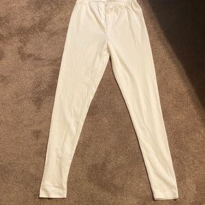 Cuddl Duds ClimateSmart Women's White Leggings Size XS